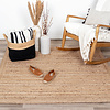 Jute vloerkleed - Fair vierkant naturel