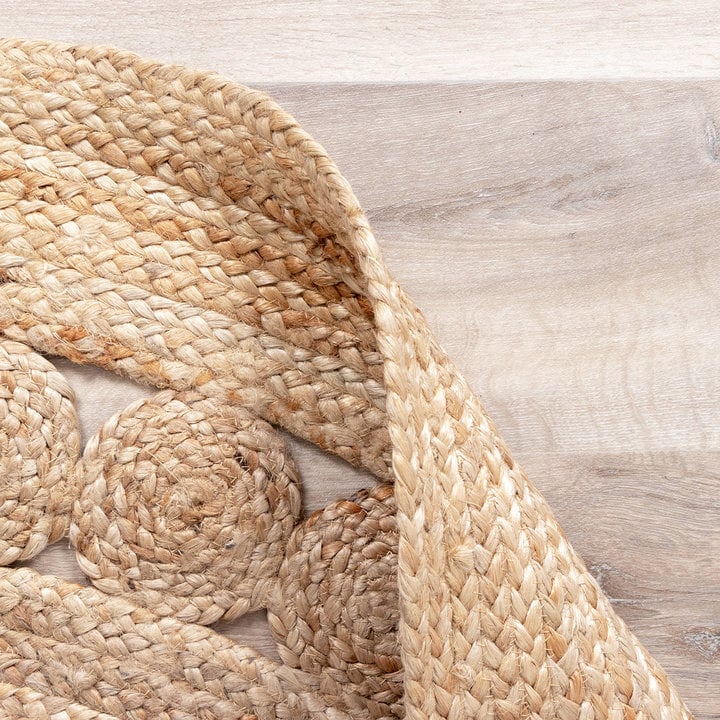 Jute vloerkleed - Fair Rond Sun Naturel - 3