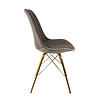 Stoel Velvet Taupe  -  Goud frame - thumbnail 1