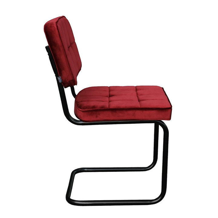 Stoel Velvet - Ivy Rood - 1
