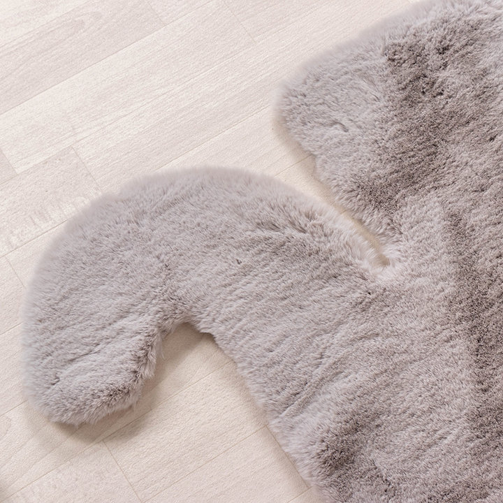 Kindervloerkleed - Huggy Olifant Grijs - 2