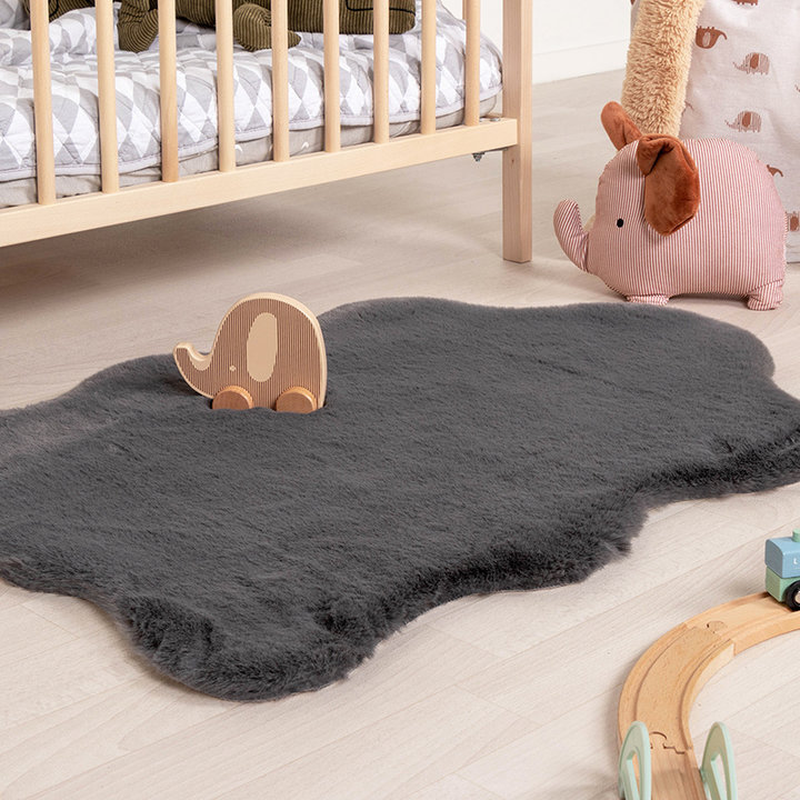 Kindervloerkleed - Huggy Schaap Antraciet - 3