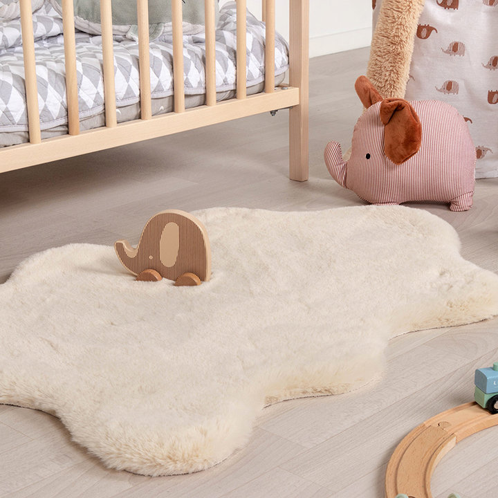 Kindervloerkleed - Huggy Schaap Creme - 3