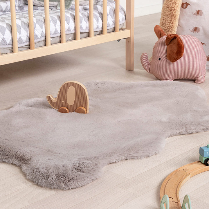Kindervloerkleed - Huggy Schaap Grijs - 3