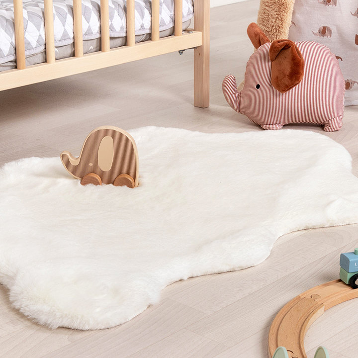 Kindervloerkleed - Huggy Schaap Wit - 3