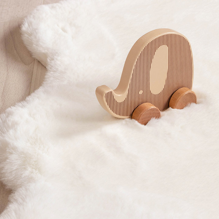 Kindervloerkleed - Huggy Schaap Wit - 4
