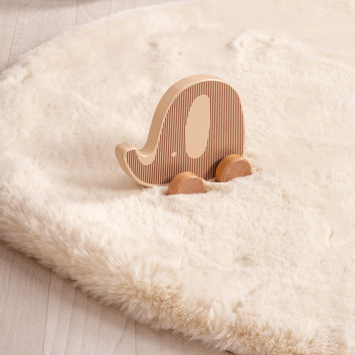 Kindervloerkleed - Huggy Walvis Creme - 4