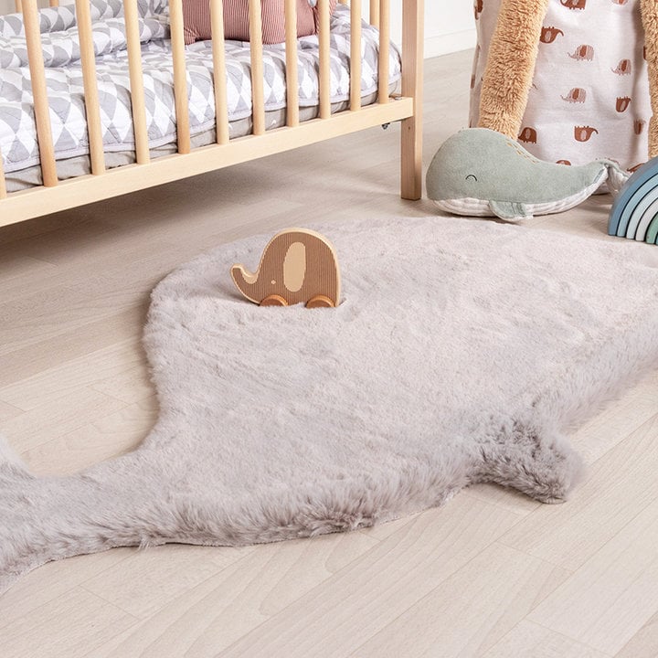 Kindervloerkleed - Huggy Walvis Grijs - 3