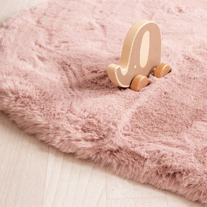 Kindervloerkleed - Huggy Walvis Roze - 4