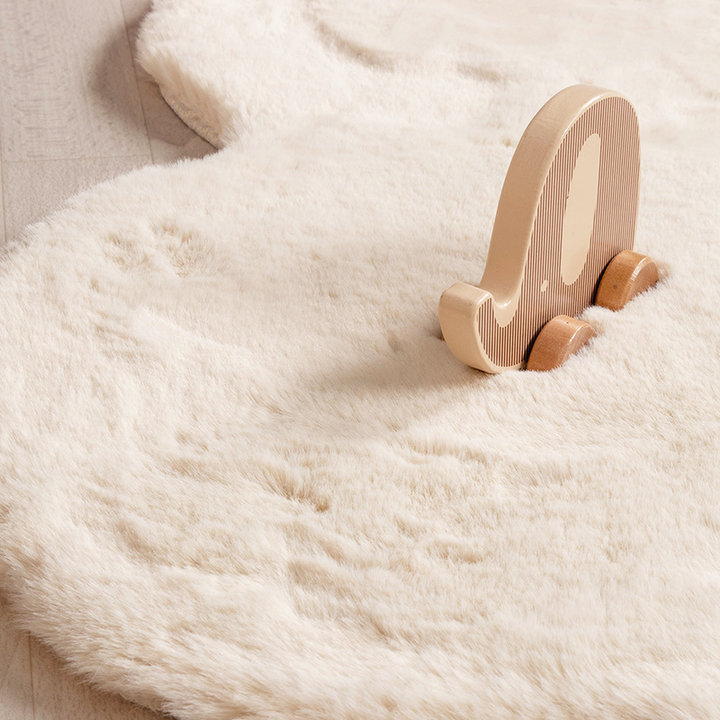 Kindervloerkleed - Huggy Wolk Creme - 4
