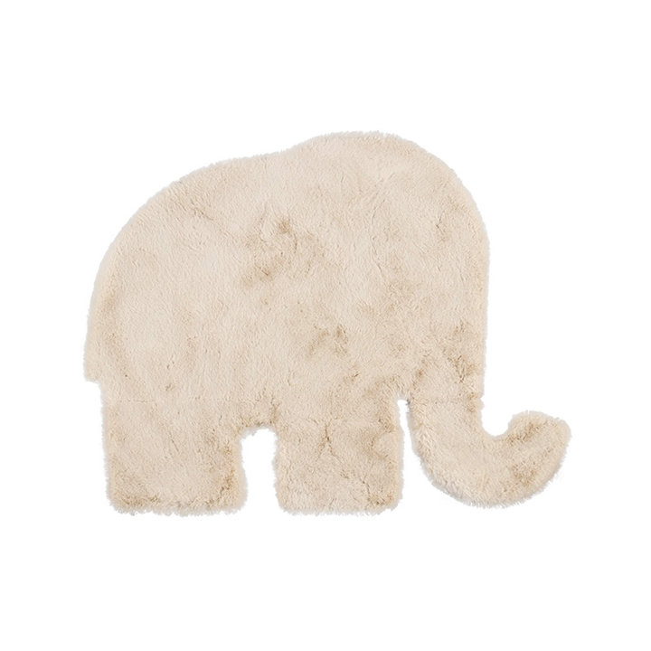 Kindervloerkleed - Huggy Olifant Creme - 1