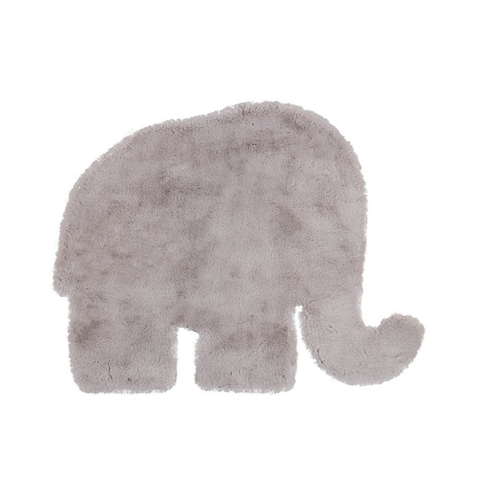 Kindervloerkleed - Huggy Olifant Grijs - 1