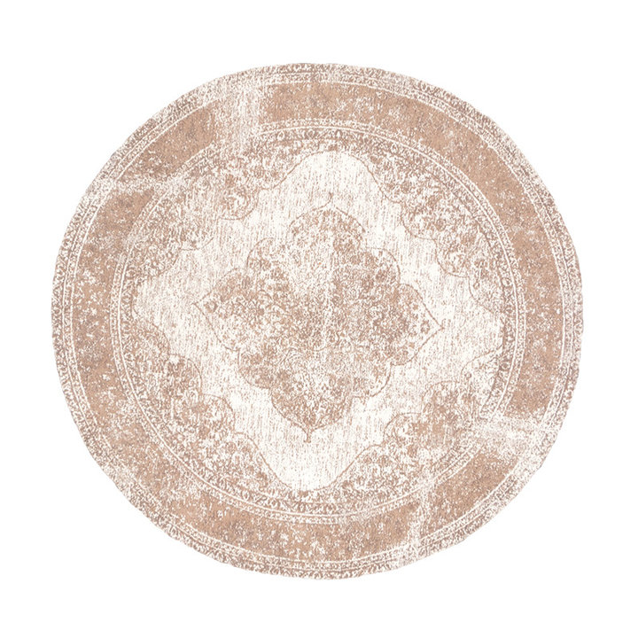 Rond Vintage vloerkleed - Admire Taupe - 1
