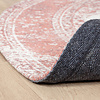 Rond Vintage vloerkleed - Admire Roze