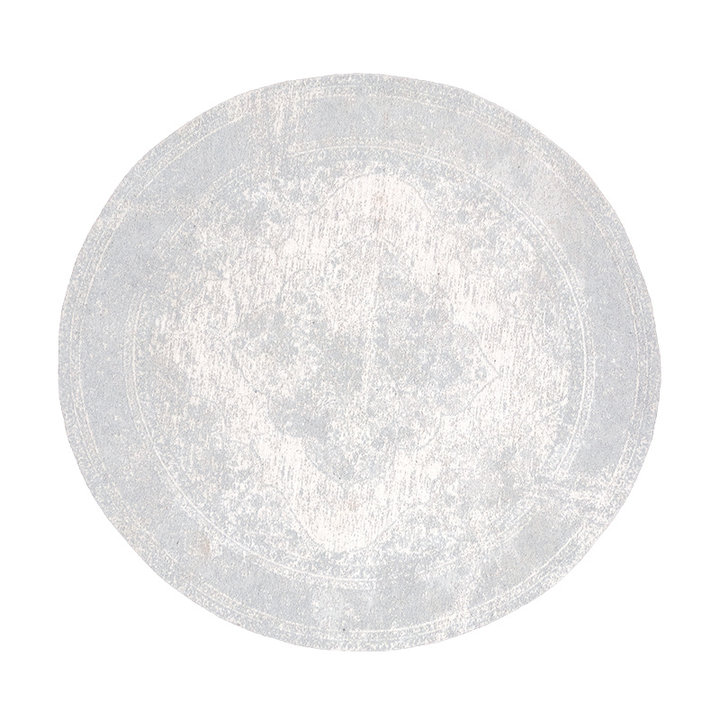 Rond Vintage vloerkleed - Admire Lichtgrijs - 1