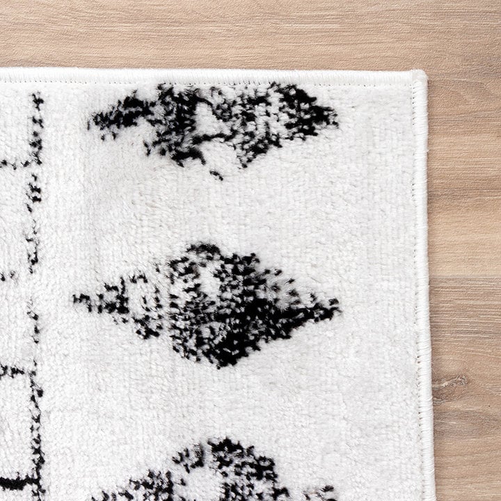 Scandinavisch Vloerkleed - Scandi Noak Zwart/Wit - 5