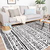 Scandinavisch Vloerkleed - Scandi Geo Zwart/Wit