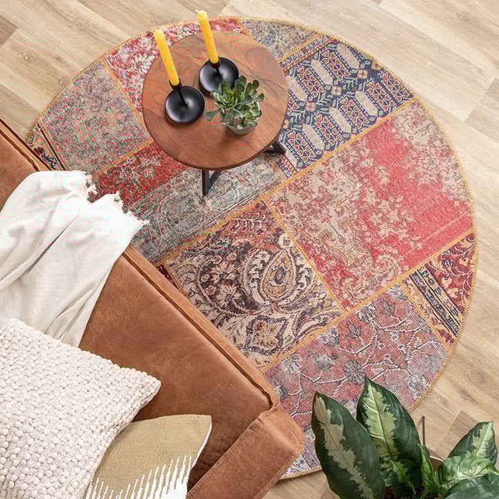 Patchwork Vloerkleed - Moods Rond Rustic No.16 - 3