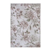Bloemen vloerkleed - Provence Jardin Roze Creme