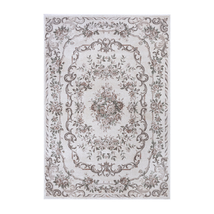 Bloemen vloerkleed - Provence Flore Creme Roze