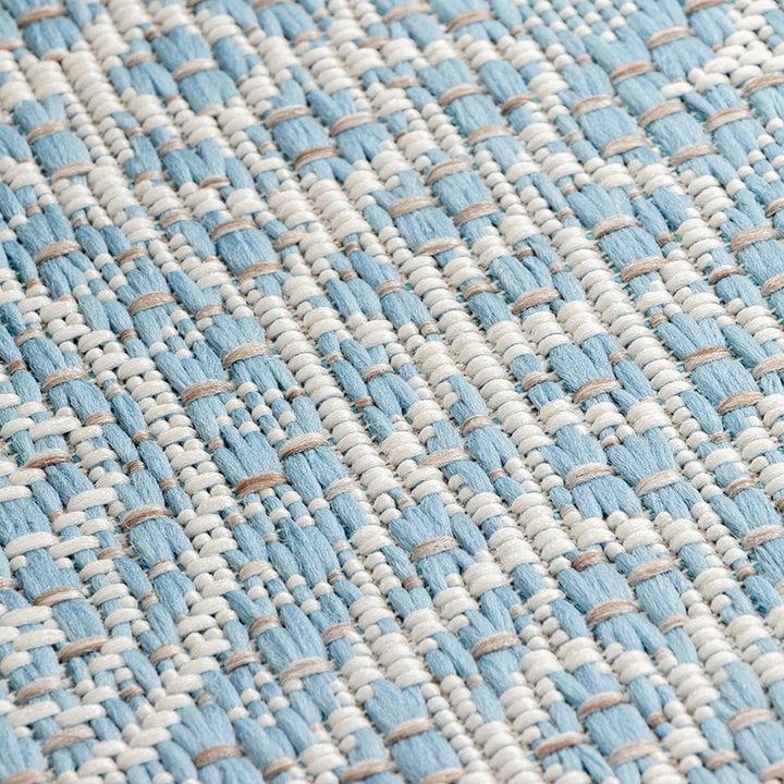 Rond Buitenkleed - Summer Azteca Lichtblauw - 8