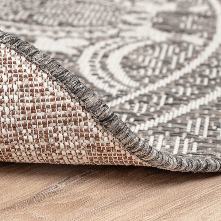 Rond Buitenkleed - Summer Oriental Grijs - 4