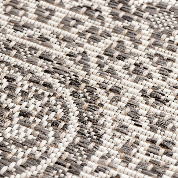 Rond Buitenkleed - Summer Azteca Grijs - 6
