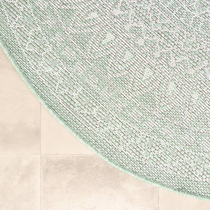 Rond Buitenkleed - Summer Azteca Mint - 6