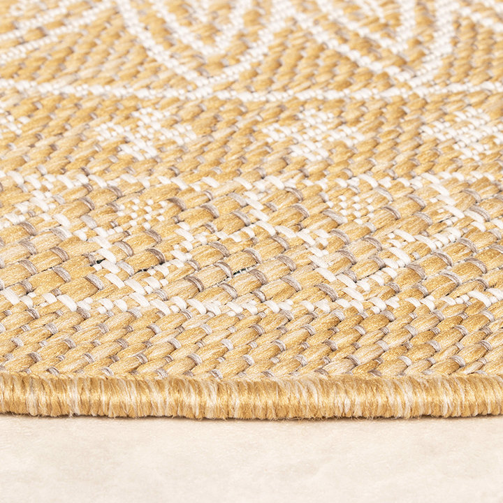 Rond Buitenkleed - Summer Azteca Geel - 7