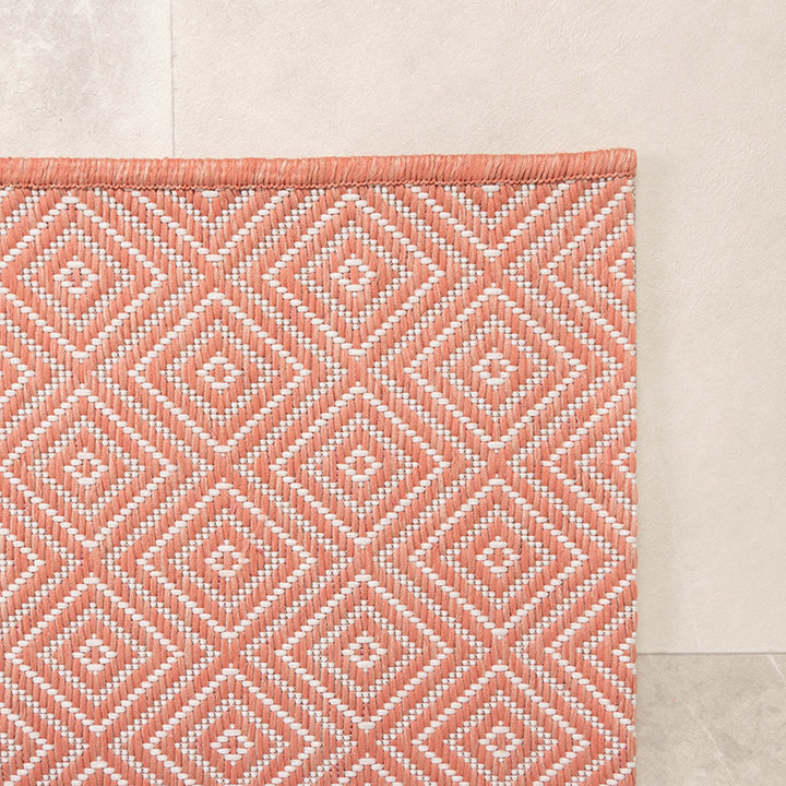 Buitenkleed - Summer Tile Roze - 6