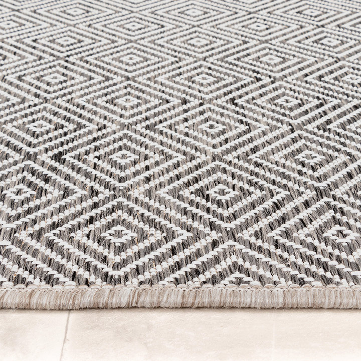 Buitenkleed - Summer Tile Grijs - 6