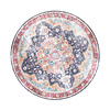 Rond Vintage vloerkleed - Azara Blauw Rood