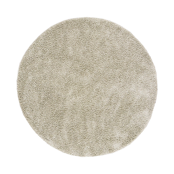 Rond hoogpolig vloerkleed - Lofty Mint - 1
