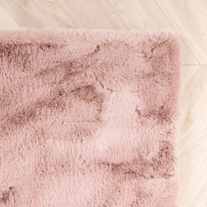 Zachte Hoogpolige loper - Comfy Supreme Roze - 4