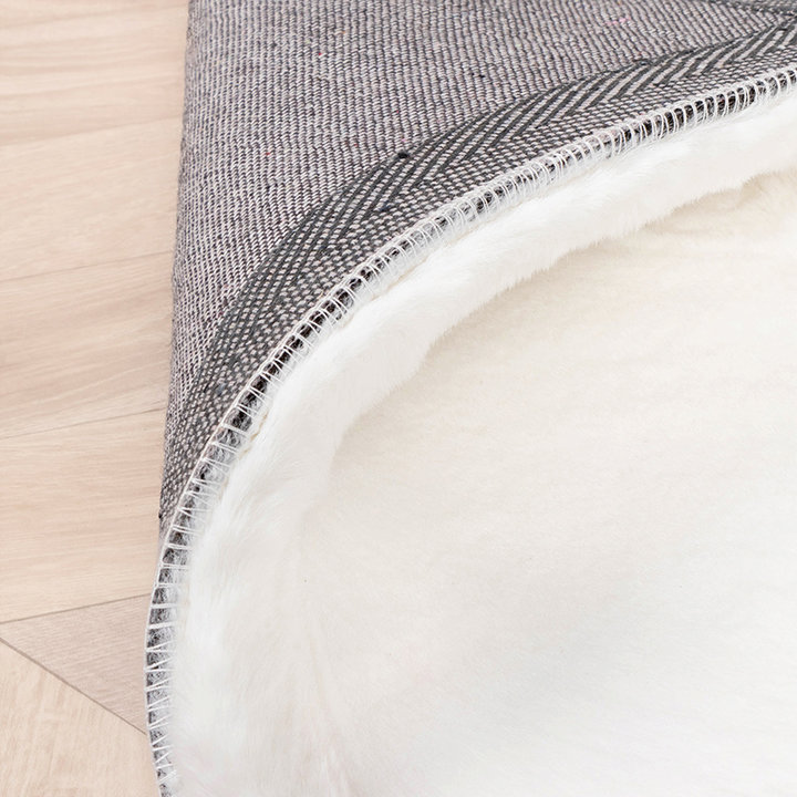 Zachte Hoogpolige loper - Comfy Supreme Wit - 5