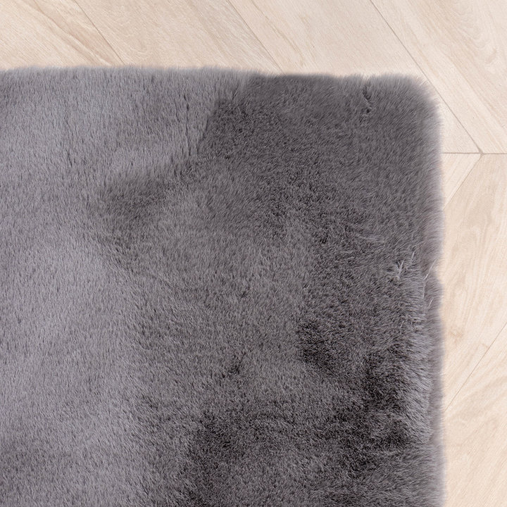 Zachte Hoogpolige loper - Comfy Supreme Antraciet - 4