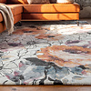 Bloemen vloerkleed - Roos Multicolor