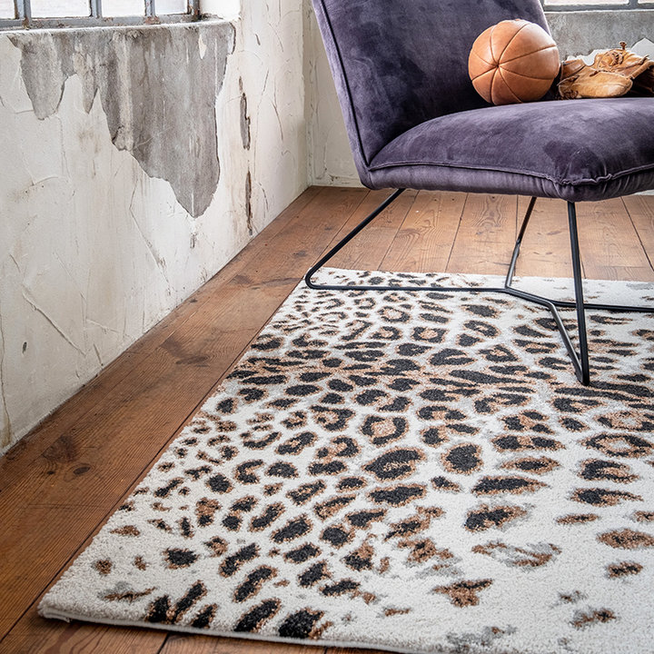 Panter vloerkleed - Fusca Creme/Bruin - 2