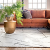 Modern vloerkleed - Flash Lines Creme/Zwart