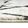 Modern vloerkleed - Flash Lines Creme/Zwart