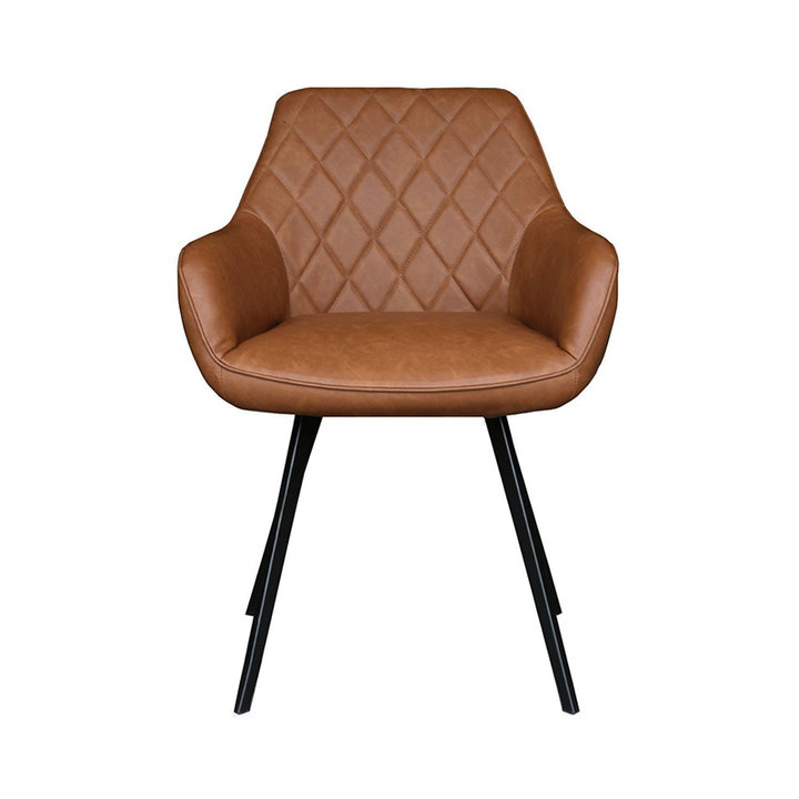 Eetkamerstoel - Karl Cognac - 2