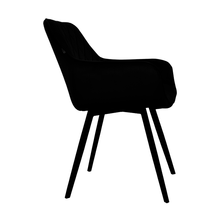 Velvet eetkamerstoel - Karl Zwart - 1