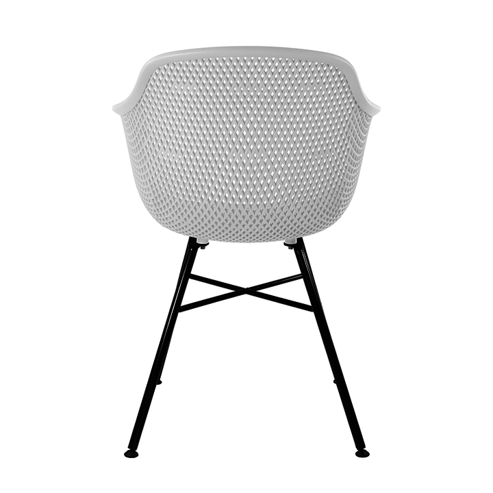 Tuinstoel - Indy Zwart/Wit - 3