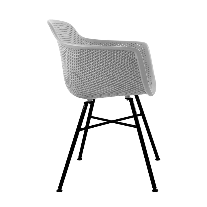 Tuinstoel - Indy Zwart/Wit - 1