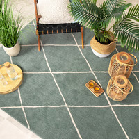 Scandinavisch buitenkleed – Odin Lines Groen