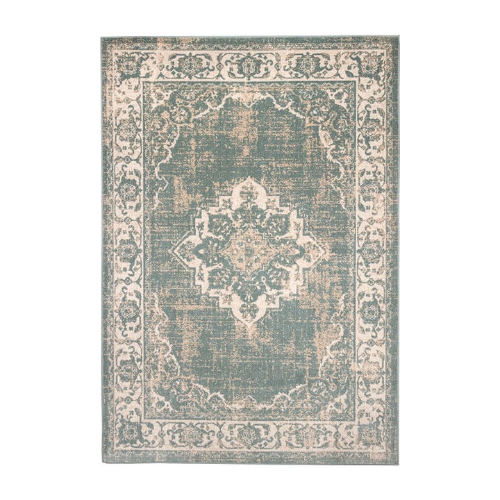Vintage vloerkleed - Spring Medaillon Groen/Creme - 1