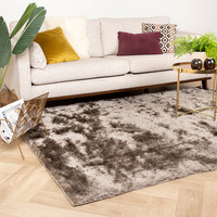 Hoogpolig vloerkleed - Glorious Zilver / Grijs