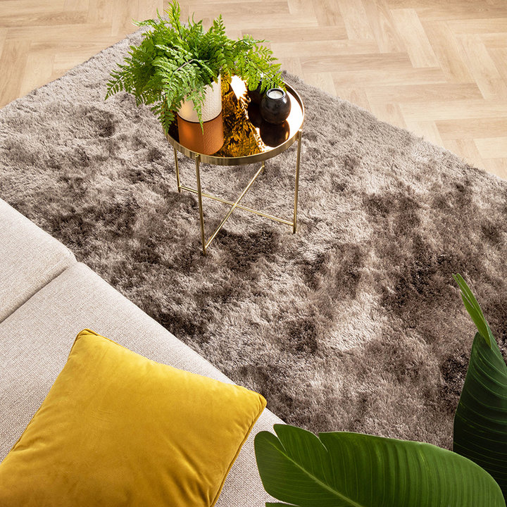Hoogpolig vloerkleed - Glorious Zilver/Grijs - 3