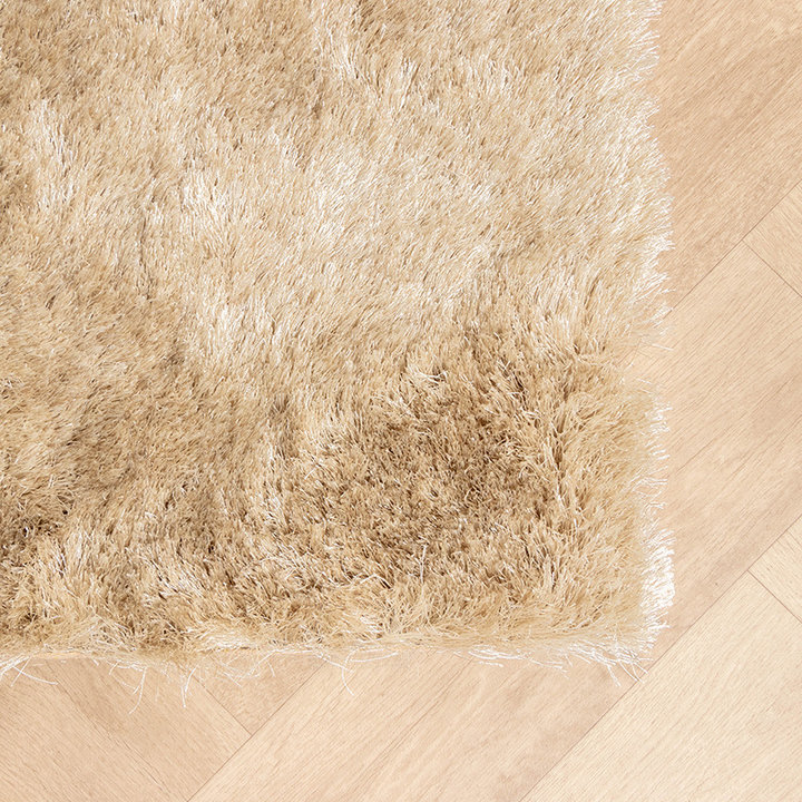 Hoogpolig vloerkleed - Glorious Champagne/Creme - 5