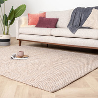 Wollen vloerkleed - Brilliant Beige / Zand